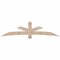 Ekena Millwork Alberta Smooth Timber Gable Bracket, Douglas Fir, 96"W x 24"H x 5 1/2"D x 5 1/2"F, 6/12 Pitch GBW096X24X0606ALB00SDF - alternate 1